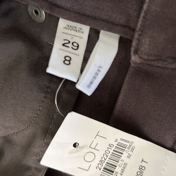 LOFT Soft touch Legging Jeans 8L Dark Grey/purple NWT🏷 has pockets! - Picture 8 of 11